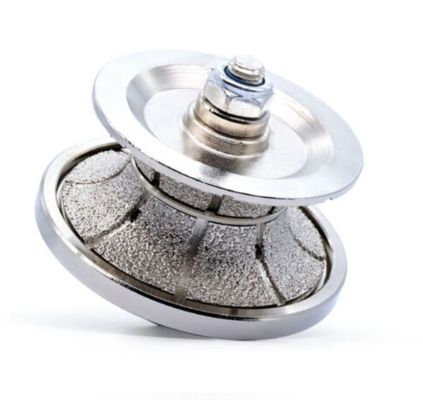 Ruota a profilo a mano di diamante brasata a vuoto per granito di grado A supporto personalizzato OEM