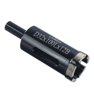 Strumenti per la trivellazione del nucleo di diamanti a pressione calda tipo segmentato per marmo granito quarzo 6-125 mm