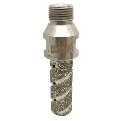 Perforazione senza sforzo di piastrelle di porcellana con metallo e diamanti elettroplatazione Finger Bit