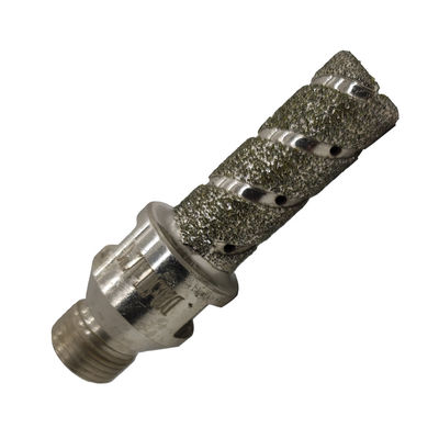 Perforazione senza sforzo di piastrelle di porcellana con metallo e diamanti elettroplatazione Finger Bit