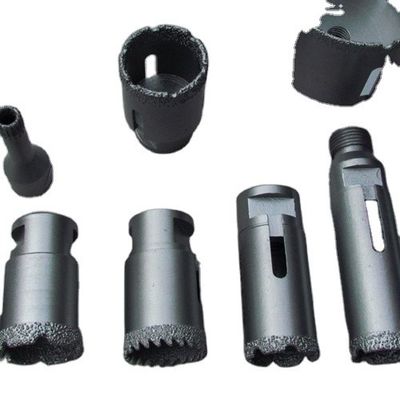 Bits di perforazione del nucleo di diamanti per piastrelle di porcellana Buona nitidezza e tagliatore brasato a vuoto