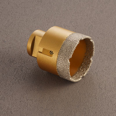 Perforazione a base di diamanti brasata a vuoto per la perforazione di precisione in marmo e quarzo