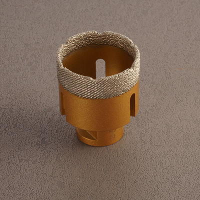 Perforazione a base di diamanti brasata a vuoto per la perforazione di precisione in marmo e quarzo