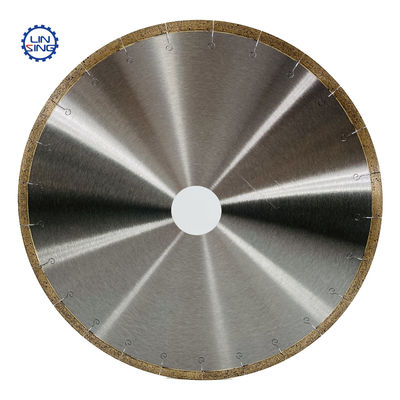 350mm Laser Saldatura Lama di seghe di diamante per marmo ceramica Ti-rivestito bordo altezza 0.315in