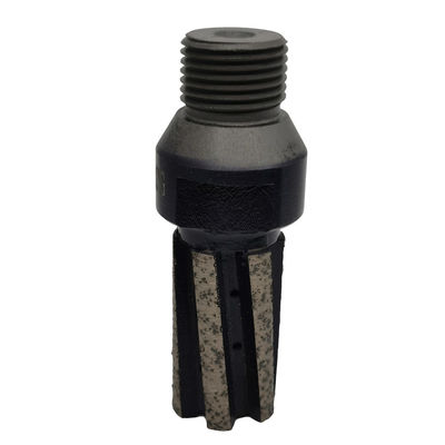 Rivestimento TiCN D24MM Finger di sinterizzazione/bit di fresatura di diamanti per granito per ruote di lavandino in pietra