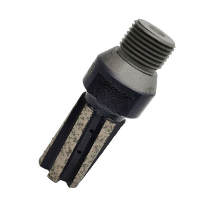 Rivestimento TiCN D24MM Finger di sinterizzazione/bit di fresatura di diamanti per granito per ruote di lavandino in pietra