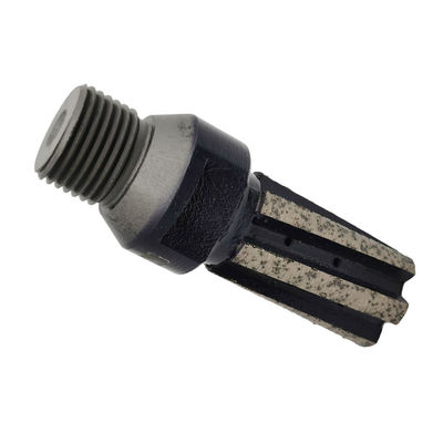 Rivestimento TiCN D24MM Finger di sinterizzazione/bit di fresatura di diamanti per granito per ruote di lavandino in pietra