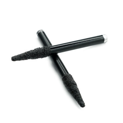 Diamante brasato a vuoto 6 mm 8 mm tagliatore di fresatura incisione V bit piatti per la scultura in marmo