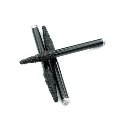 Diamante brasato a vuoto 6 mm 8 mm tagliatore di fresatura incisione V bit piatti per la scultura in marmo