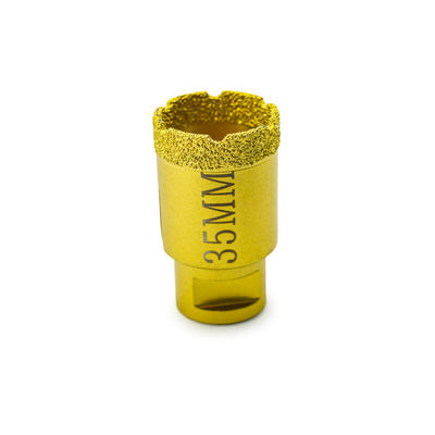 Perforazione a vuoto di core di diamante brasato per pietra dura piastrella marmo granito secco o bagnato