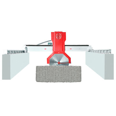 Linsing quattro post guida Multi lame Bridge Saw Machine per il taglio di blocchi di granito