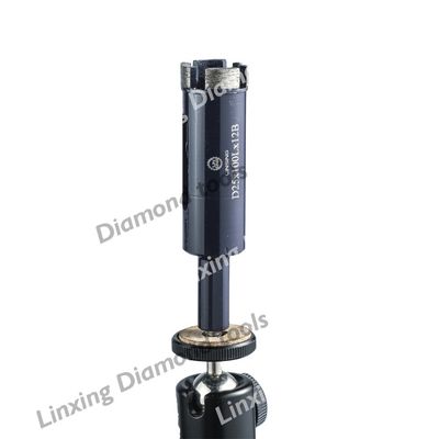 Strumento di perforazione per diamanti di pietra di marmo di 30 mm di diametro con un trapano segmentato di 100 mm di lunghezza
