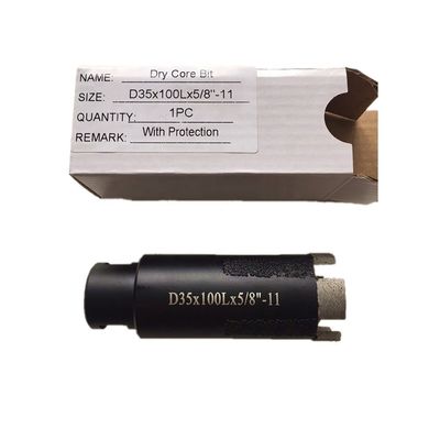 Strumento di perforazione per diamanti di pietra di marmo di 30 mm di diametro con un trapano segmentato di 100 mm di lunghezza