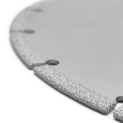 Disco di taglio di diamanti da 230 mm Lama a seghe brasata a vuoto per il taglio di piastrelle di marmo metallico