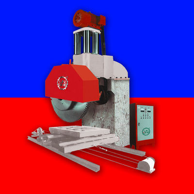 Macchina di taglio di pietra a braccio singolo a lame multiple per blocchi di granito nelle macchine per la pietra rossa