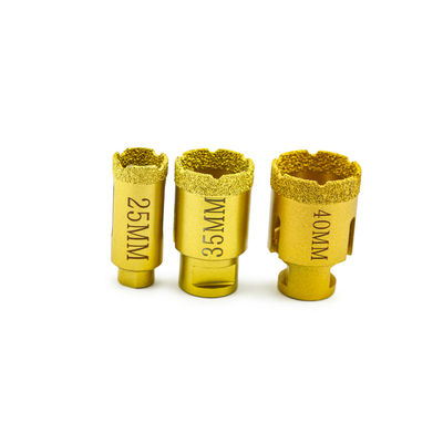 Perforazione del core segmentato in diamanti per la perforazione di marmo e pietra dura di 19-125 mm di diametro