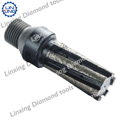 Granito Finger Drill Core Bit Diamond Cutting Tools for Core Drilling 38 mm di diametro