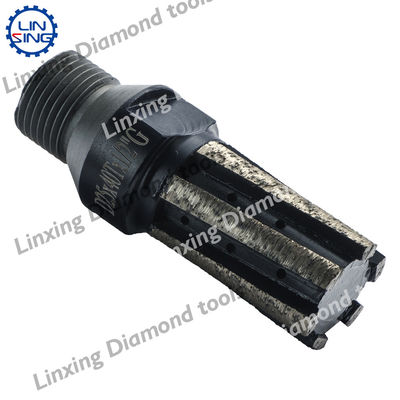 Granito Finger Drill Core Bit Diamond Cutting Tools for Core Drilling 38 mm di diametro