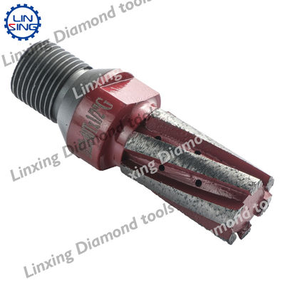 Granito Finger Drill Core Bit Diamond Cutting Tools for Core Drilling 38 mm di diametro