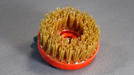 Spazzola rotonda per la rettifica di abrasivi di diamanti su superfici di pelle, pietra, marmo, abrasivi