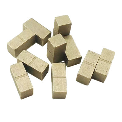 Segmenti di diamanti da 24*11*10 mm Dorati e personalizzati accettabili per lastre di marmo di pietra