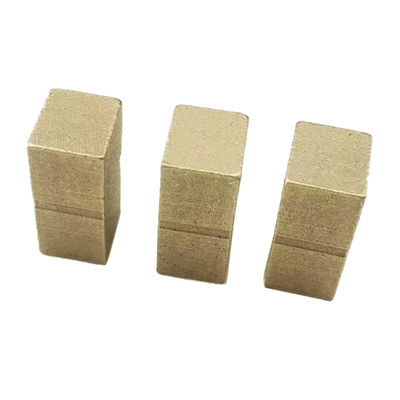 Segmenti di diamanti da 24*11*10 mm Dorati e personalizzati accettabili per lastre di marmo di pietra