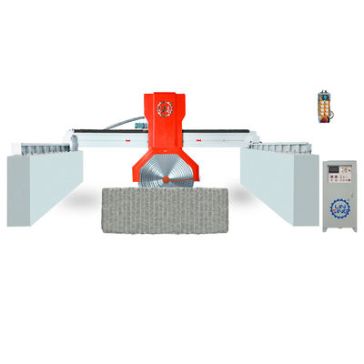Macchina per il taglio delle lastre di granito a pietra grande e umida 7.5KW Multi Saw Blade Cutter 12000 kg