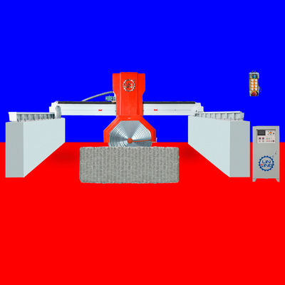 Macchina per il taglio delle lastre di granito a pietra grande e umida 7.5KW Multi Saw Blade Cutter 12000 kg