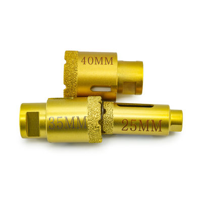 Segmento di perforazione a diamante brasato a vuoto per marmo di diametro 19-125 mm