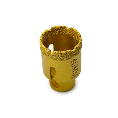 LINSING Scalature a vuoto brasate CNC a base di diamanti per la perforazione della pietra di 19-125 mm di diametro