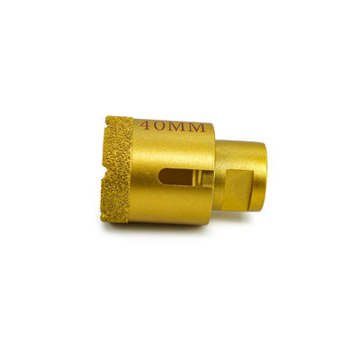 LINSING Scalature a vuoto brasate CNC a base di diamanti per la perforazione della pietra di 19-125 mm di diametro