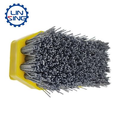 Supporto ODM personalizzato spazzola in carburo di silicio di diamante da 4' per lucidare la lastra di marmo di granito