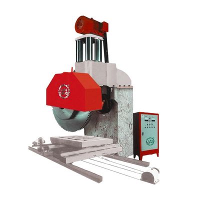 Macchine di taglio di pietra a braccio singolo a lame multiple per la profilazione di blocchi di granito rosso