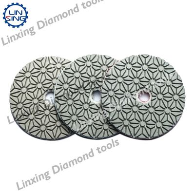 Strumenti di lucidatura dei diamanti per granito, marmo, pietra, 3 fasi, cuscinetti, abrasivi, carta argillosa