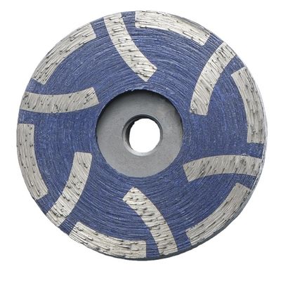Accezione Ruota a fila singola per buona resistenza all'usura Granito Resina Riempito Ruota Turbo Cup