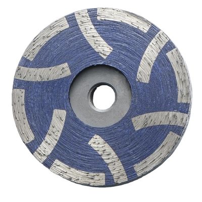 Granito Diamante Polvere Resina Riempito Coppa Ruota Round T Forma Segmento Ruota 100mm 125mm
