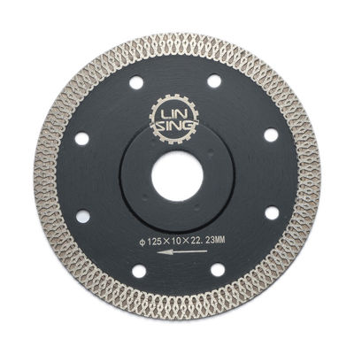 5/8in Arbor Size 105MM 115MM Turbo Diamond Cutting Saw Blade con acciaio in lega di polvere di diamanti