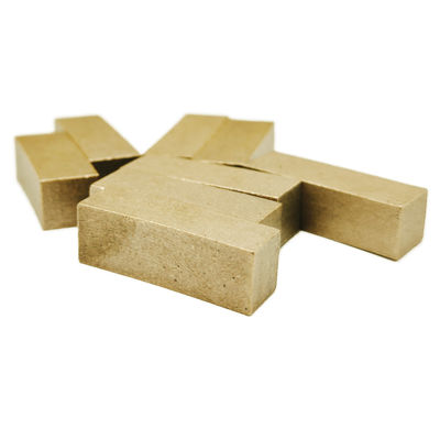 Taglio veloce e resistente 30*10*10 segmenti di diamanti sandwich per taglio di travertino beige