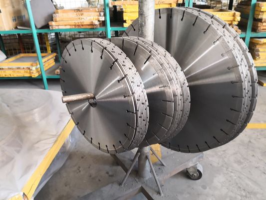 Finitura D340/400/450mm con rivestimento in Ti, lame di sega da taglio a diamanti per la lavorazione del calcestruzzo