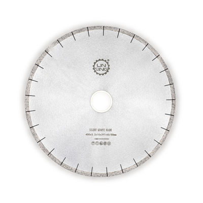 40 mm CrN Finishing Professional Diamond Saw Blade per il taglio rapido di quarzo D400mm
