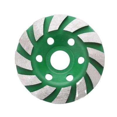 Pavimento di granito fine triturazione Turbo-segmentato ruota di tazza con resina Riempito ruota di diamanti