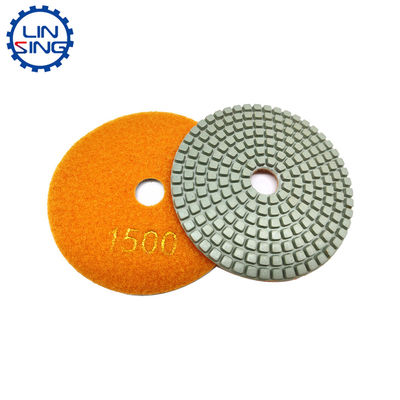 Pad di lucidatura flessibile in microfibra da 4 pollici di grado A per lastre di pietra durevoli