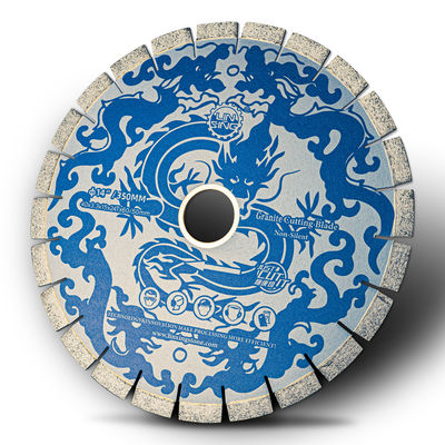D350mm Diamond Turbo Cutting Stone Granite Disc Saw Blade per il taglio del bordo del marmo