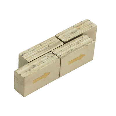 Segmento di diamante a forma di panino per il taglio della pietra di marmo ODM supportato Buona nitidezza
