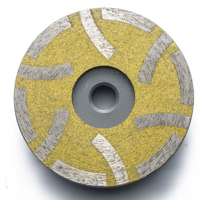 Supporto personalizzato OEM Metal Bond Diamond Angle Grinder Cup Wheel per la lucidatura della pietra