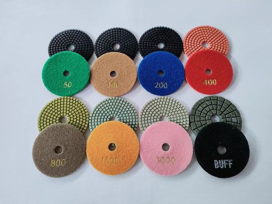 D150MM D180MM Dry Wet Diamond Polishing Pads Grit buff