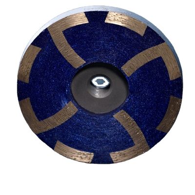 40/50 Grit 4 pollici di diamanti di macinazione di coppe ruote con agente di legame metallico