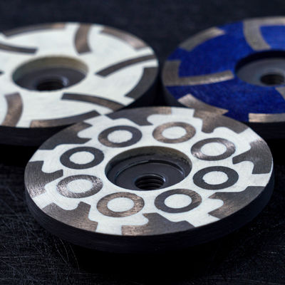 40/50 Grit 4 pollici di diamanti di macinazione di coppe ruote con agente di legame metallico