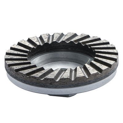 Coppa di alluminio Turbo Segmenti Diamante Disco di rettifica per la lucidatura del pavimento di lastre di pietra