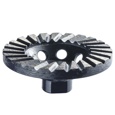 Coppa di alluminio Turbo Segmenti Diamante Disco di rettifica per la lucidatura del pavimento di lastre di pietra